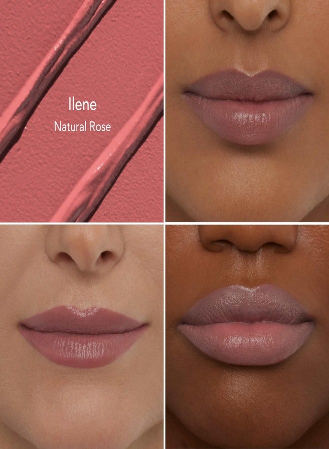 Thrive Causemetics Impact-FULL Smoothing Lipstick, Moisturizing Lip Makeup Essential with Vitamin E, Lightweight Creamy Lipstick for Women, Long Lasting, Vegan, Shade Ilene (Natural Rose) - Image 3